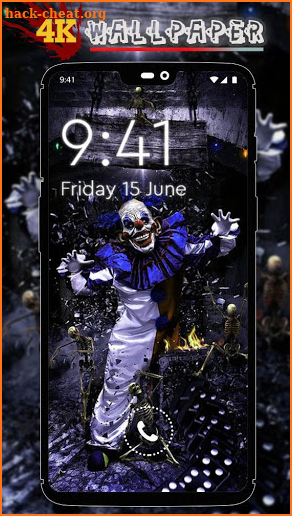 Scary Clown Wallpaper 4K & QHD free phone screens screenshot