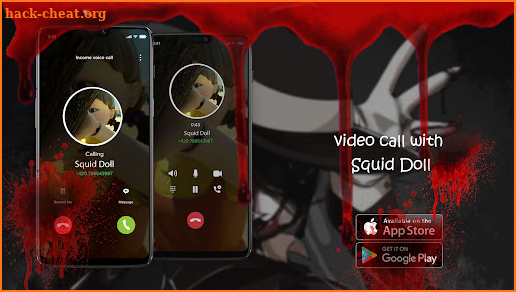 Scary Doll Squid Game Fake Chat And Video Call screenshot