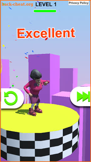 Scary Evil Teacher 3D: Sky Roller Skate Stunts screenshot