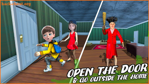 Scary Evil Teacher Games: Neighbor House Escape 3D screenshot