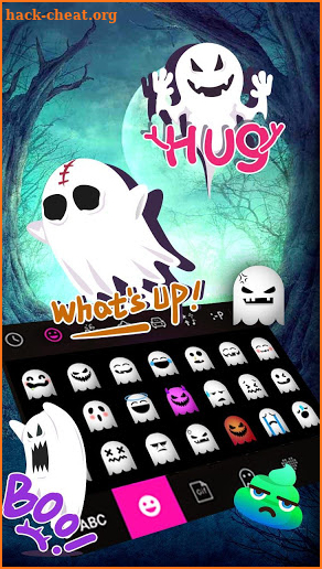 Scary Ghost Emoji Stickers screenshot