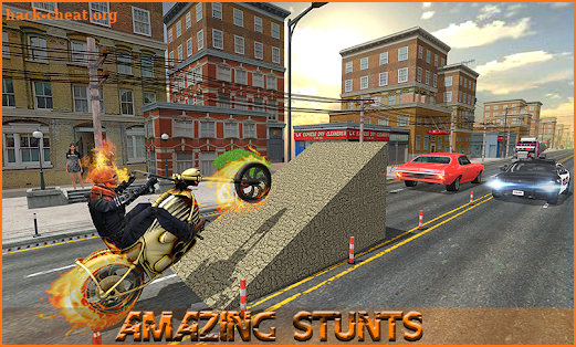 Scary Ghost Ride 3D Bike Racing screenshot