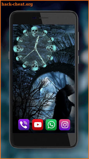 Scary Halloween Clock screenshot