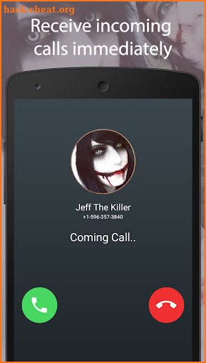 Scary Jeff The Killer Fake Chat And Video Call screenshot