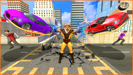 Scary Lion Crime City Attack screenshot