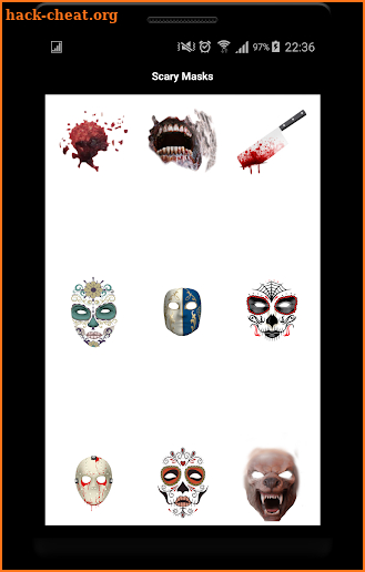 Scary Mask Photo Editor Horror screenshot