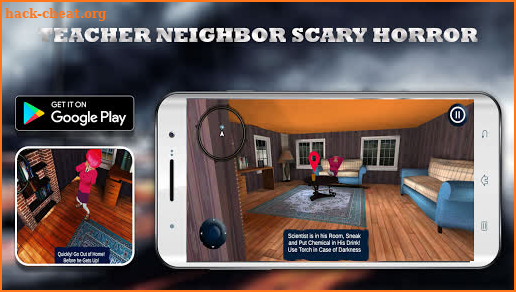 Scary Neighbor Teacher Scientist screenshot