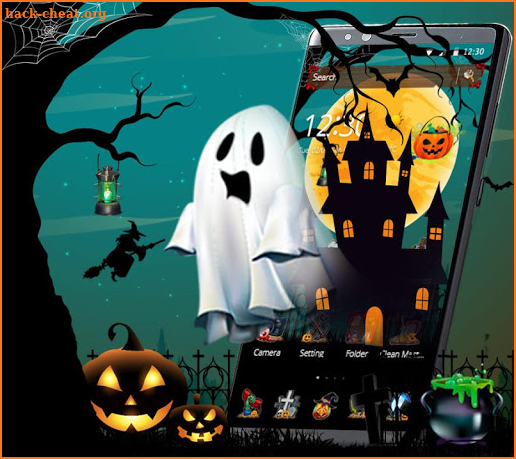 Scary Night Halloween Theme screenshot