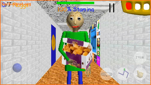 Scary Nuggs Teacher Loves Chicken Nuggets Like Mod screenshot