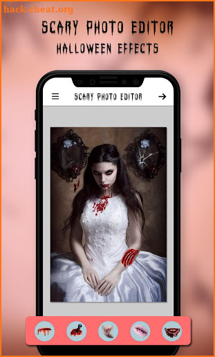 Scary Photo Editor Creepy Horror Halloween Effects screenshot
