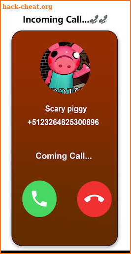 Scary Piggy Granny 📱 video call & talk + chat screenshot