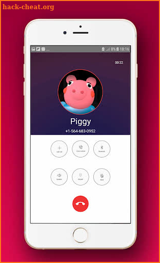 scary piggy roblx fake video call & chat simulator screenshot