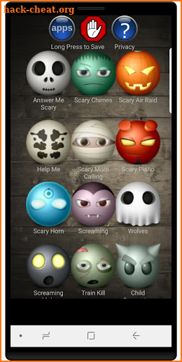 Scary Ringtones screenshot