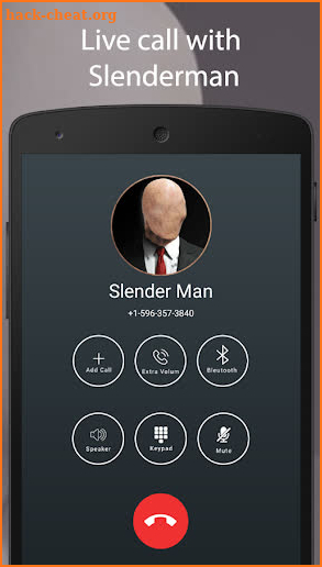 Scary Slender Man's Fake Chat And Video Call screenshot