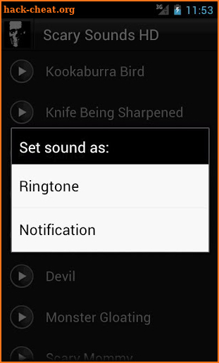 Scary Sounds HD screenshot