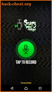 Scary Voice Changer - Horror Sounds Voice Recorder screenshot