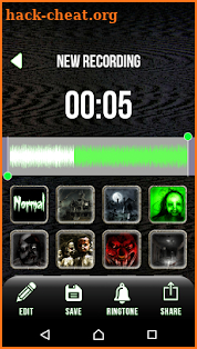 Scary Voice Changer - Horror Sounds Voice Recorder screenshot