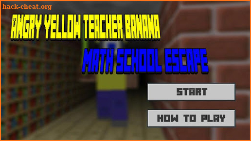 Scary Yellow Teacher Banana Math School Escape screenshot