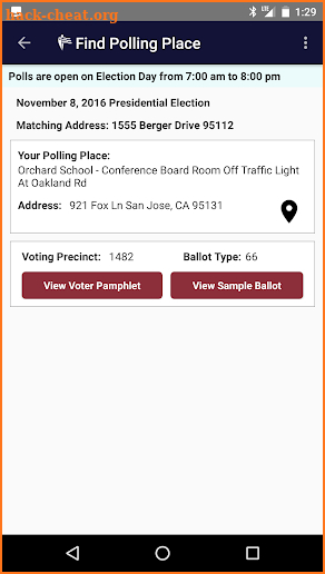 SCCVOTE screenshot