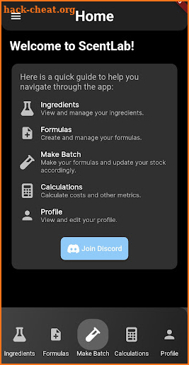 ScentLab screenshot