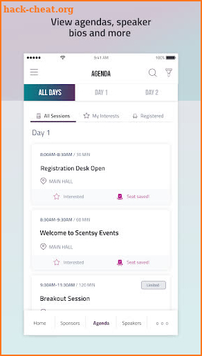 Scentsy Events screenshot