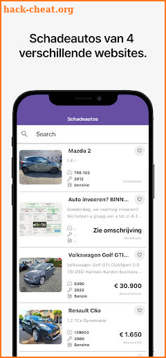 Schadeautos screenshot