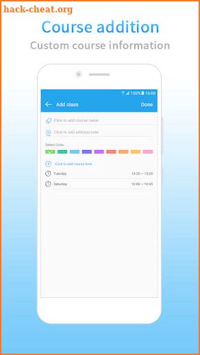 Schedule Planner - Class Schedule on Campus Life screenshot