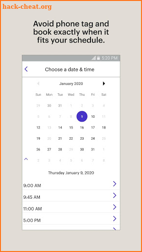 Schedulicity screenshot