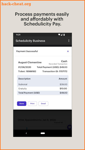 Schedulicity Business: Appointment Scheduling screenshot