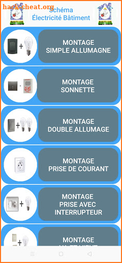 Schéma Electricité Bâtiment screenshot