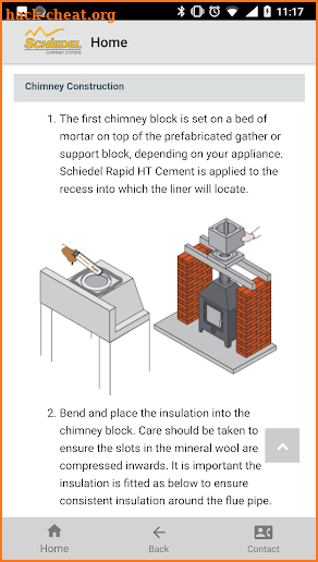 Schiedel Chimney Flue Installation Guides screenshot