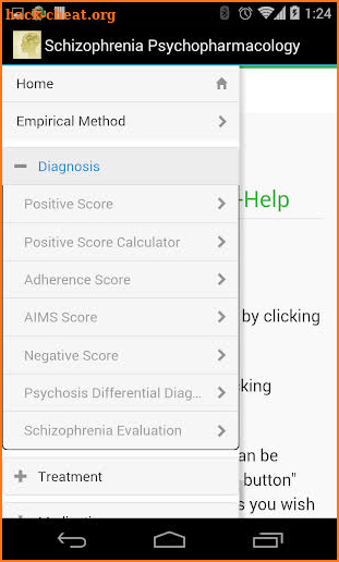 Schizophrenia Psychopharm screenshot