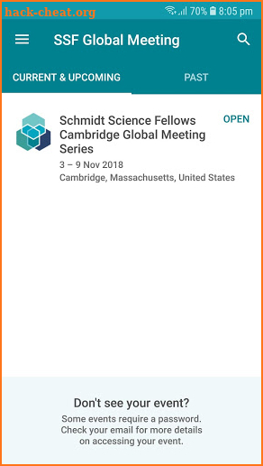 Schmidt Science Fellows GMS screenshot