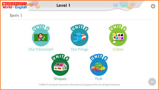 Scholastic World of English screenshot