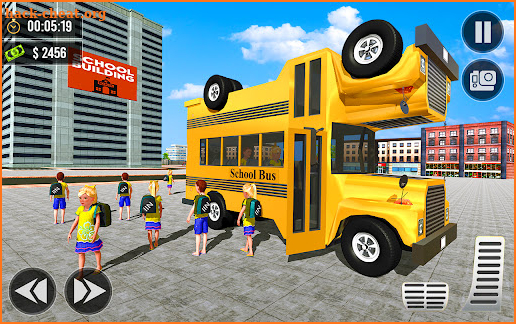 School Bus Driving Games 3D screenshot