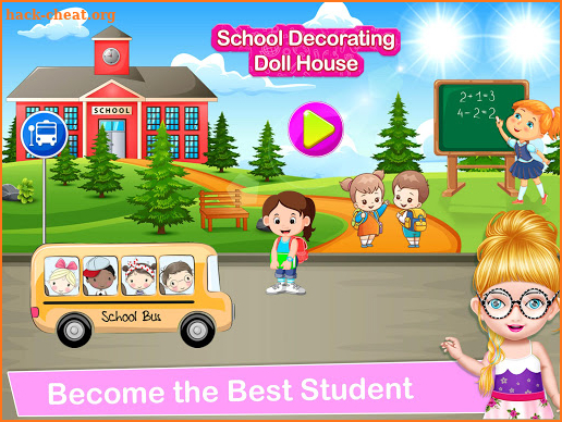 School Decorating Doll House Town My HomePlay Game screenshot