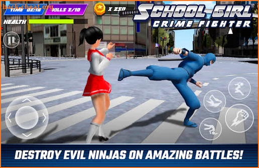 School Girl Fighter Game screenshot