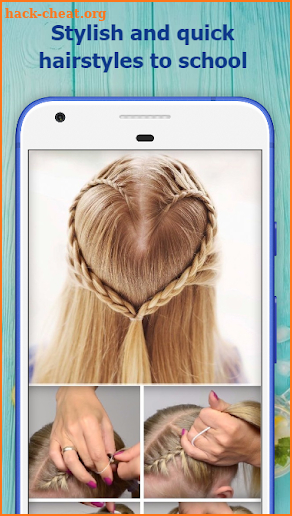 School Hairstyles Step by Step screenshot