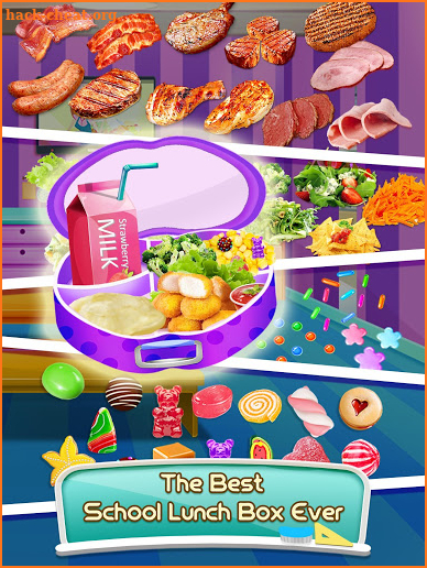 School Lunch Food - The Best School Lunch Box screenshot