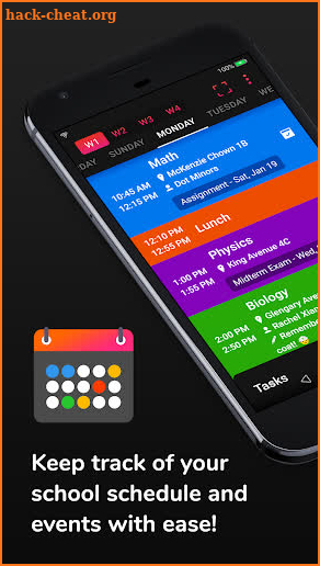 School Timetable - Class, University Plan Schedule screenshot