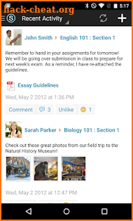 Schoology screenshot