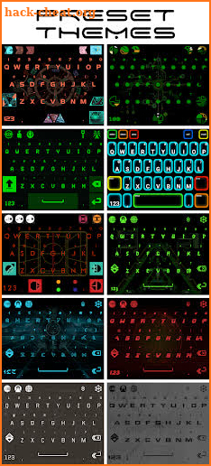 Sci-Fi Keyboard screenshot