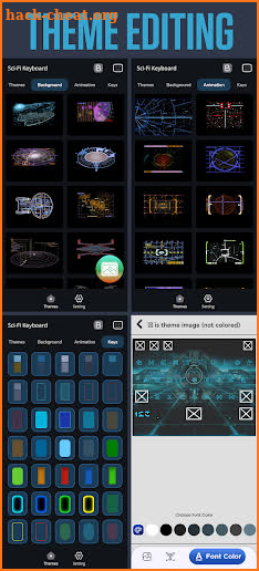 Sci-Fi Keyboard screenshot