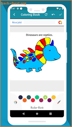 science coloring book screenshot