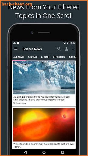 Science News Daily: Science Articles and News App  screenshot