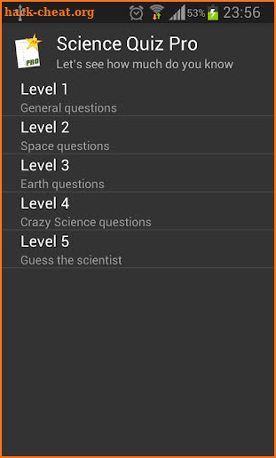 Science Quiz Pro screenshot