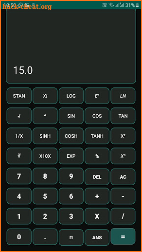 Scientific Calc screenshot