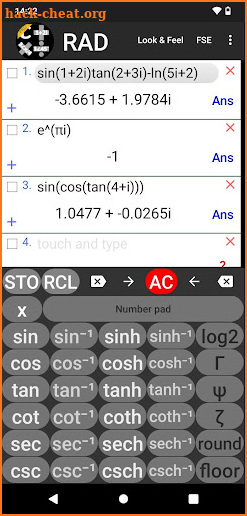 Scientific Calculator | Complex Number Calculator screenshot