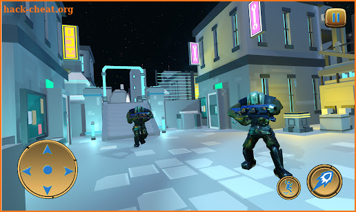 Scifi Robot War Shooting Game screenshot