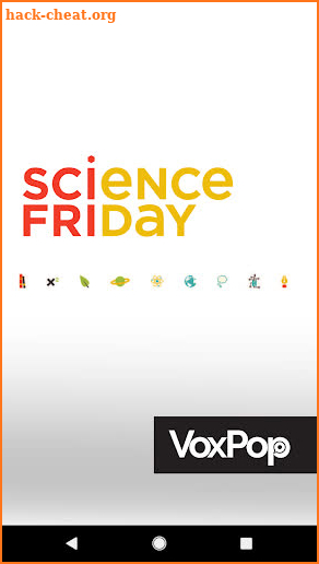 SciFri VoxPop screenshot